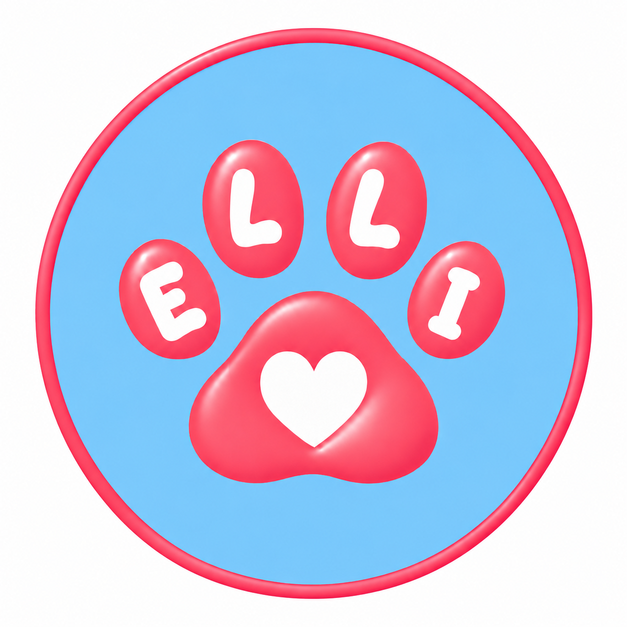 Ellipaws round logo